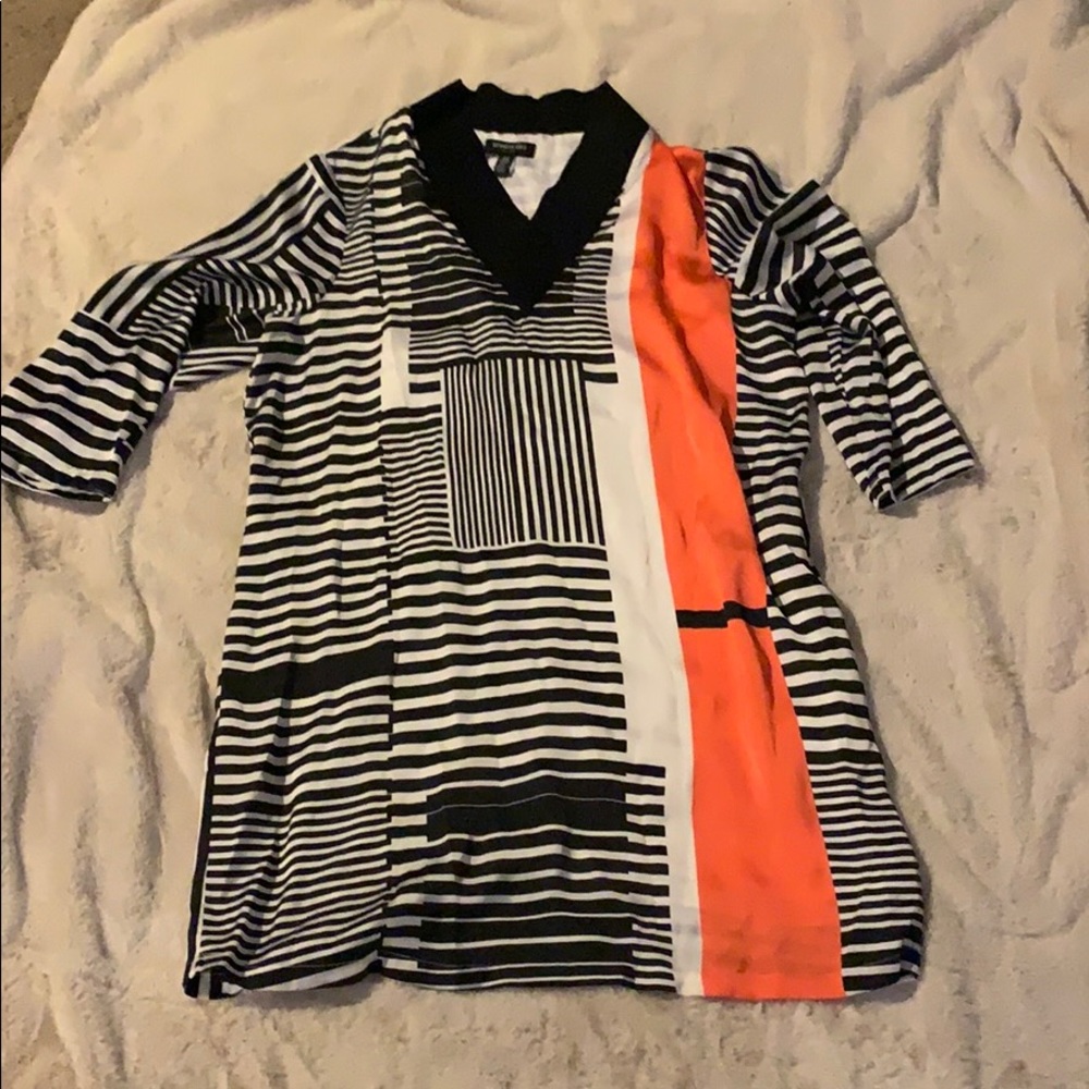 Patterned Tunic Dress